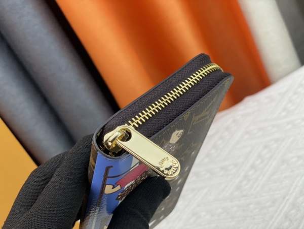 LVコピーウォレット細部ディテール